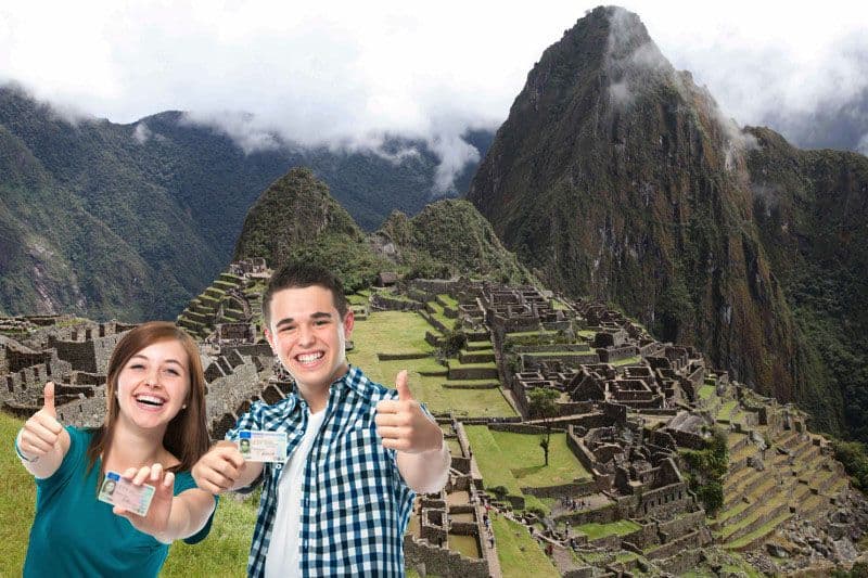 Valid card to obtain the student discount on the Machu Picchu ticket Valid card to obtain the student discount on the Machu Picchu ticket