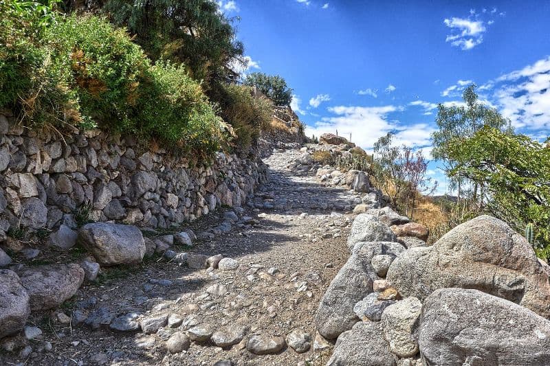 The famous Inca Trail The famous Inca Trail
