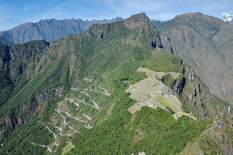 Ascent to the top of Machu Picchu Mountain Ascent to the top of Machu Picchu Mountain